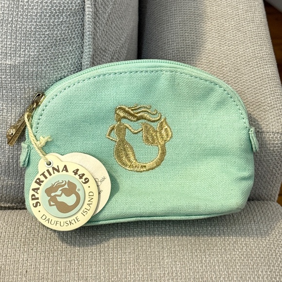 Spartina NWT Seafoam Mermaid Icon Cosmetic Case - Picture 1 of 7